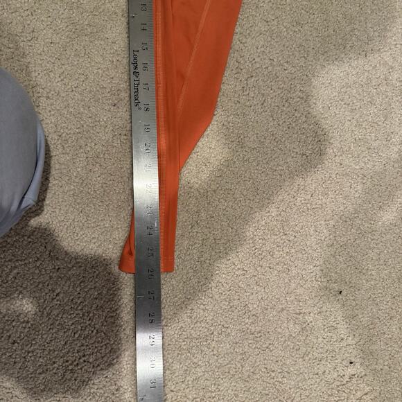 girlfriend collective | burnt orange women’s athletic leggings sz S - Picture 8 of 9